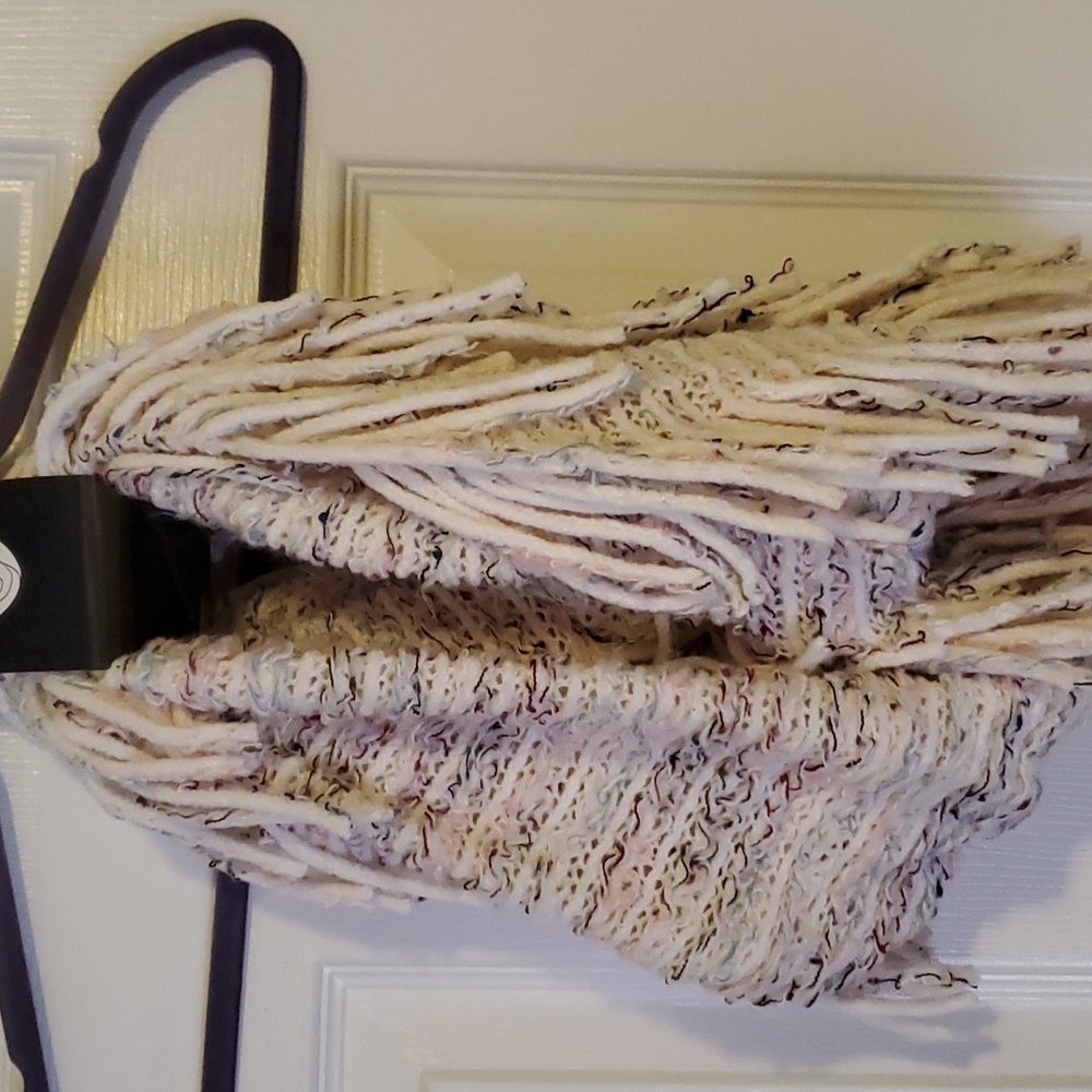 Cream color infinity scarf